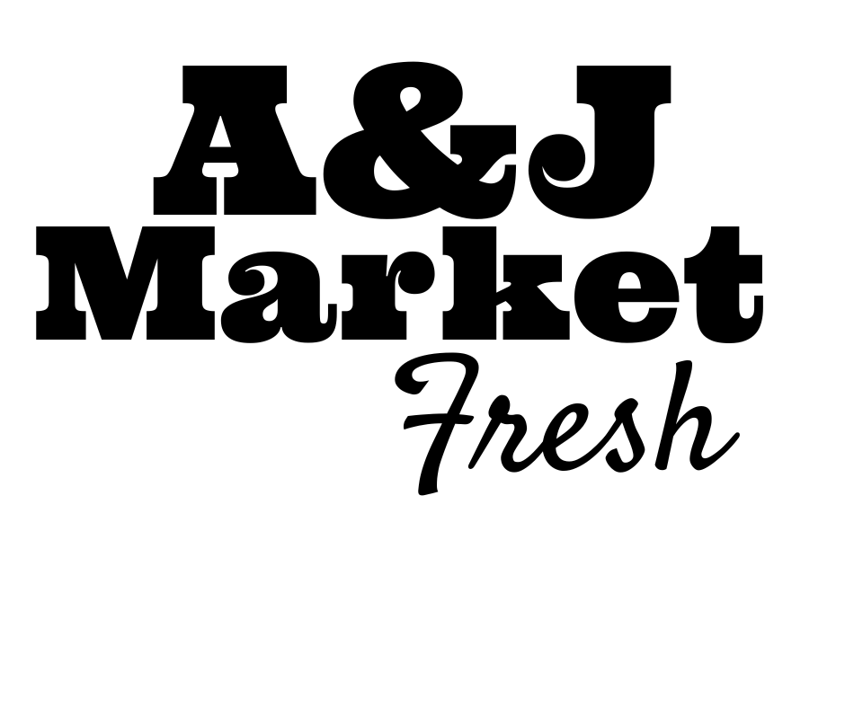A&J Fresh BW Logo